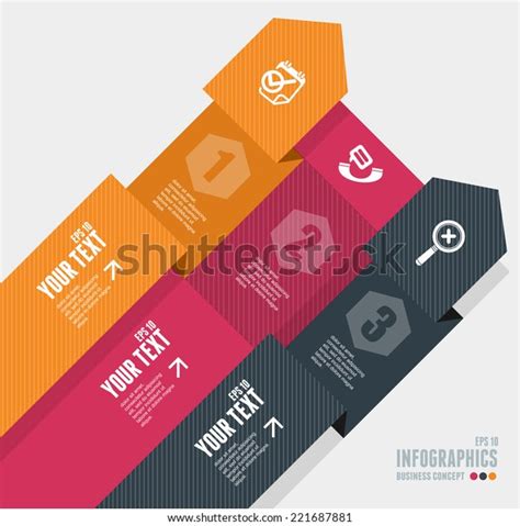 Vector Colorful Text Boxes Infographics Options Stock Vector Royalty