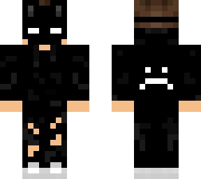 dark black boy mask | Minecraft Skins