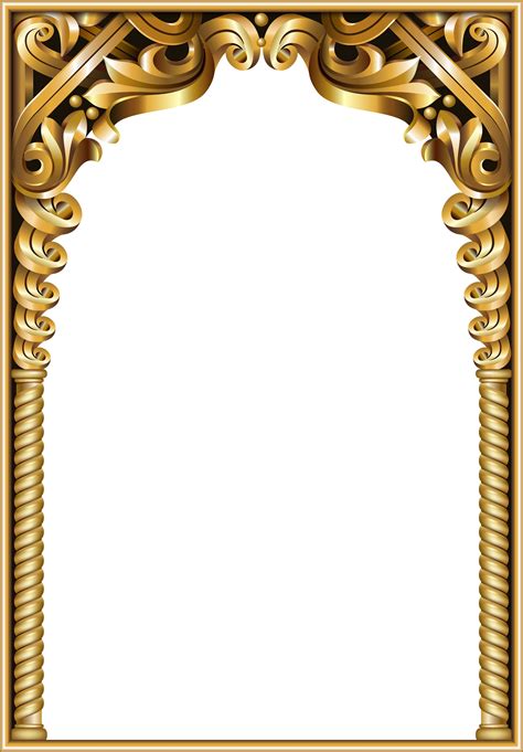 Download the Golden classic baroque frame 1220966 royalty-free Vector ...