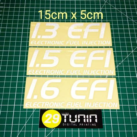 Jual Cutting Sticker Stiker Electronic Fuel Injection Efi Toyota