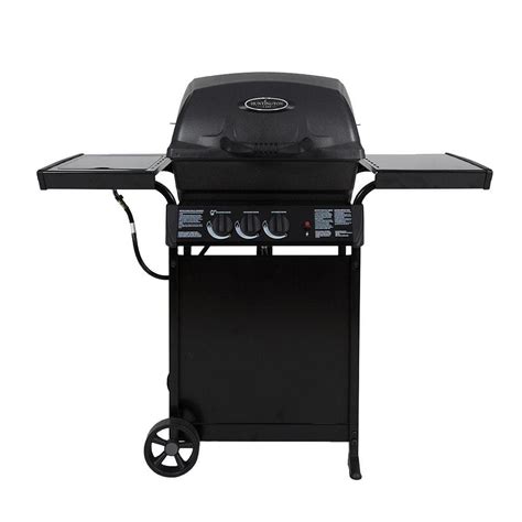 Huntington 2 Burner Cast Aluminum Propane Gas Grill With Side Burner In