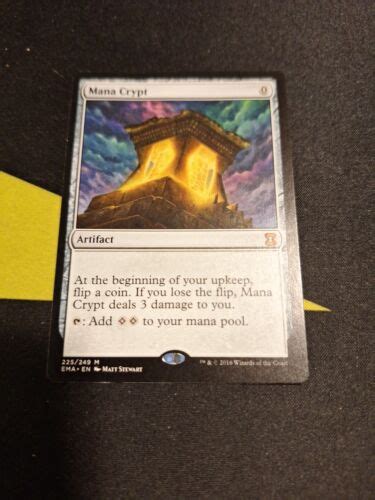 Mtg Mana Crypt Eternal Masters Regular Mythic Ebay