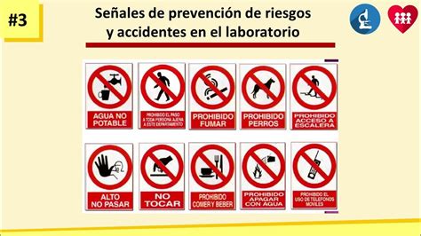 Señales De Prevención De Riesgos Y Accidentes En El Laboratorio Clínico