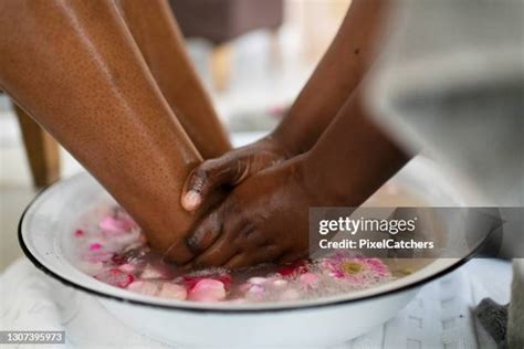 380 Black Woman Pedicure Stock Photos High Res Pictures And Images