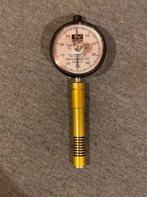 Rex Gauge Gage Durometer Type D Model 1700 Precision Machinist Tool Ebay