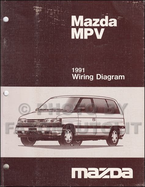 Mazda Mpv Wiring Diagram Manual Original