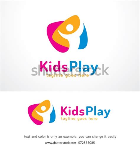 Kids Play Logo Template Design Vector Stock Vector (Royalty Free ...