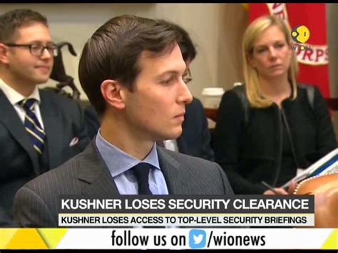 Jared Kushner Loses Us Security Clearance World News