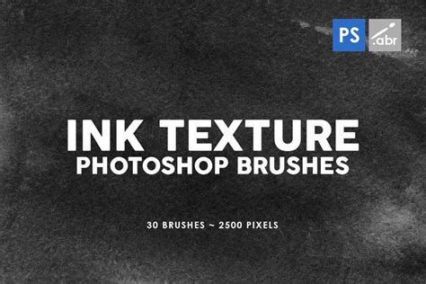 Ink Texture Photoshop Brushes Vol. 1