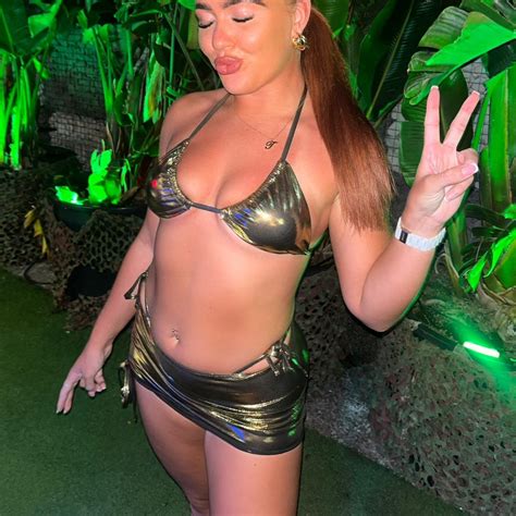 Gold Metallic Three Piece Bikini Set Bikini Top Depop