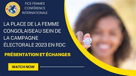 3ème Édition FICE Femmes Conférence Place de la Femme Congolaise au