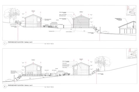 P Proposed East And West Elevations Rud Sawers Architects