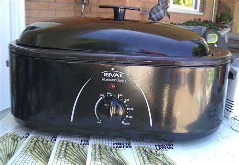 Rival Electric Roasterhot Buffet Server Rival Crock Pot Black And