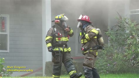 Lightning Strike Causes House Fire In Millbury Ma Youtube