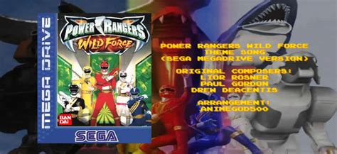 Power Rangers Wild Force Theme Song Sega Megadrive Version Youtube