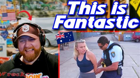 American Reacts To Australian Police Youtube