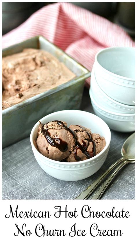 Mexican Hot Chocolate No Churn Ice Cream Karen S Kitchen Stories