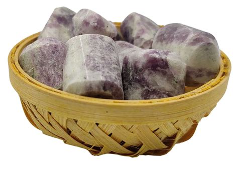 Lepidolite Tumbled Stone 200 Grams Reiki Healing Crystals