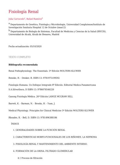 Funcion Endocrina Del Ri On Fisiolog A Humana Un Enfoque Integrado