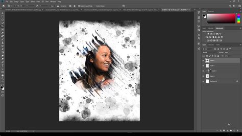 Photoshop Tutorial Portrait Brush Effects Youtube