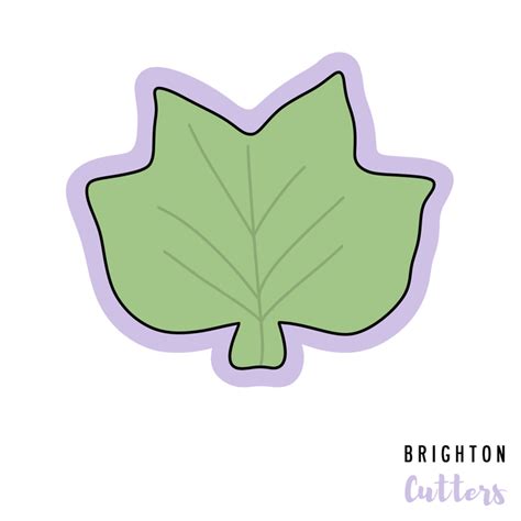 Poplar Leaf Cookie Cutter | Brighton Cutters LLC