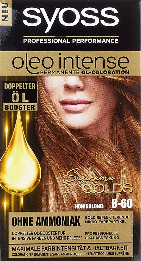 Syoss Oleo Intense Permanente L Coloration Honigblond Stufe