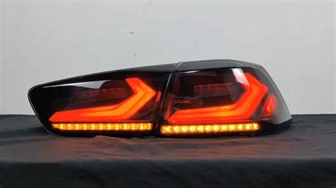 Lanterna Traseira Full Led Lancer Style Corvette Red Youtube