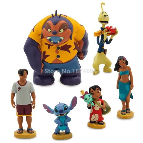 New Lilo And Stitch Toys Lilo With Scrump Stitch Jumba Pleakley Nana