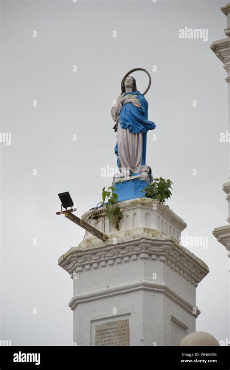 The statue of Mary at the Our Lady of the Immaculate Conception Church ...