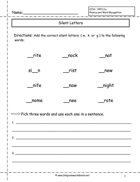 20 Silent E Worksheets 2nd Grade Desalas Template