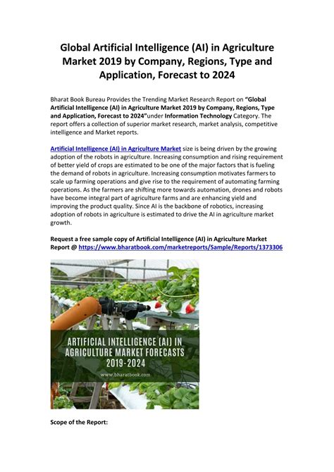 PPT Global Artificial Intelligence AI In Agriculture Market