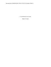 CJ120 Journal 1 Docx Running Head SHORTENED TITLE UP TO 50