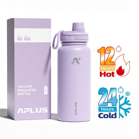 AplusFlask Oz Insulated Tumbler Water Bottle Flask Hot And Cold Stainless Steel Vacuum