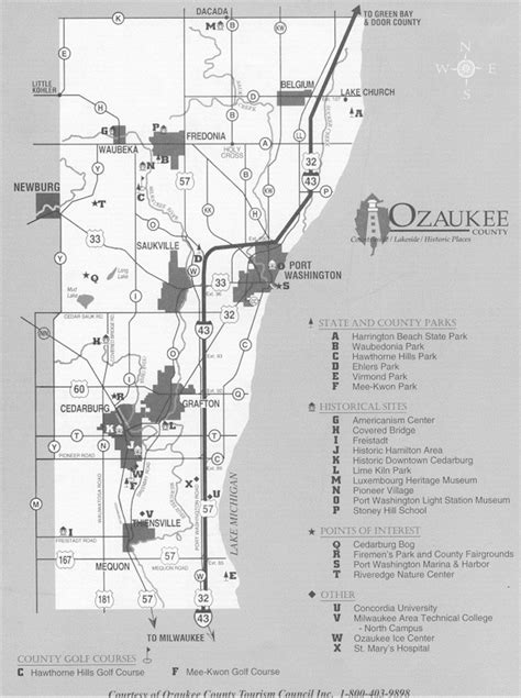 County Hot Spot Link Map | Ozaukee County, WI - Official Website