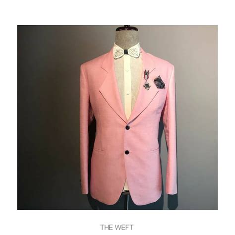 Blush Pink Tuxedo For Destination Weddings