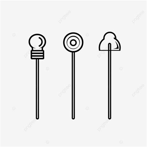 Four Pin Outline Vector Pin Tool Png Png Transparent Image And