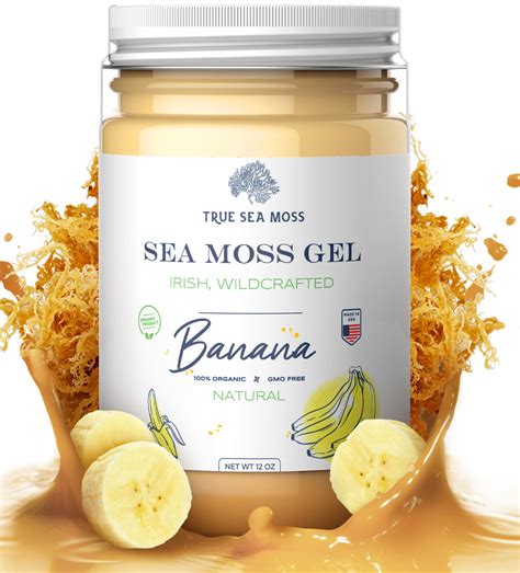 Trueseamoss Wildcrafted Irish Sea Moss Gel Nutritious Organic Raw Seamoss Rich In Minerals