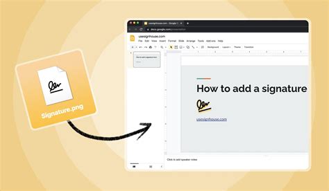 Add Signature To Google Slides SignHouse