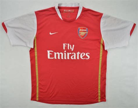 2006-08 ARSENAL LONDON *ROSICKY* SHIRT L Football / Soccer \ Premier ...