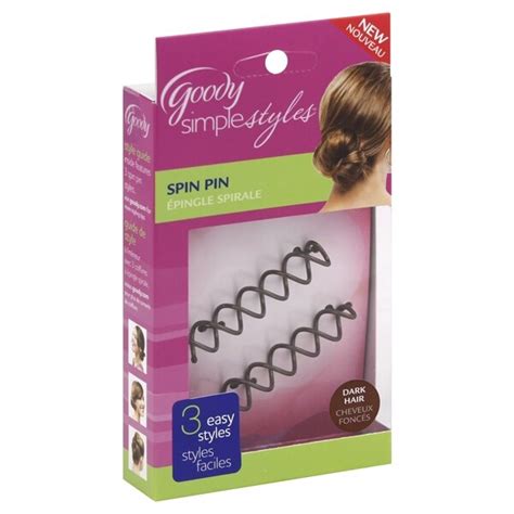 Goody Simple Styles Spin Pin Dark Hair Publix Super Markets