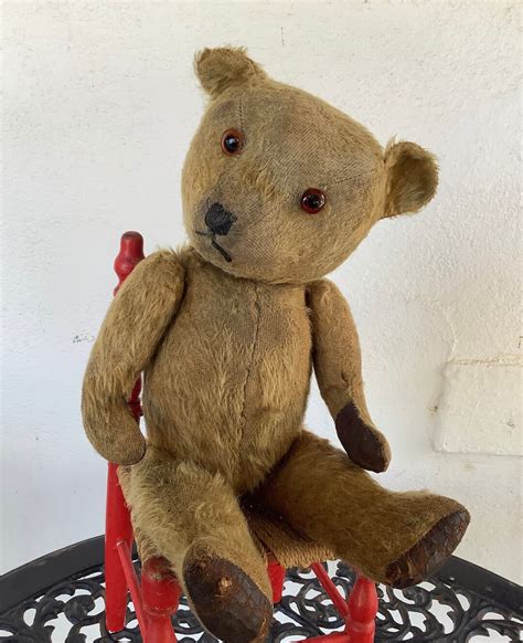 Antique Mohair 1940s Chiltern Teddy Bear Etsy Uk