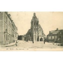 X Cpa Blois Place Saint Louis Temple Protestant Et Eglise