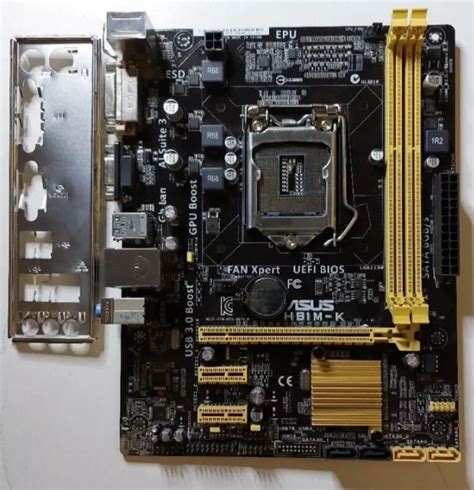 ASUS H81M K DESKTOP Motherboard Micro ATX LGA 1150 Socket DDR3 Intel