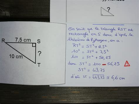 E S Quence Triangle Rectangle Ou Pas Formimaths