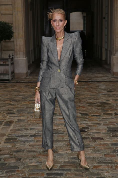 CELINE DION at Ronald van der Kemp Fashion Show in Paris 01/23/2019 ...