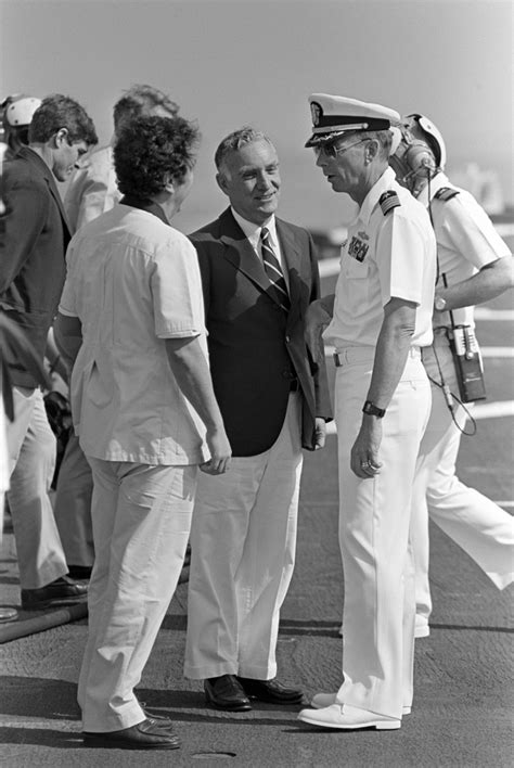 Captain Capt Gerald E Gneckow Commanding Officer Of The Battleship