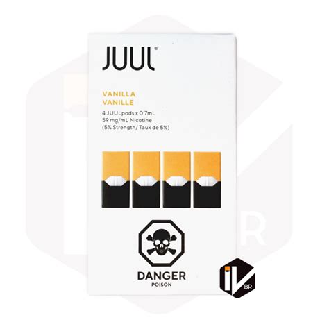 Refil Original Da Juul Sabor Vanilla5 De Nicotinacaixa Com 4 Unds