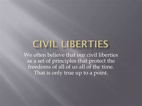 Ppt Civil Liberties Powerpoint Presentation Free Download Id8882128