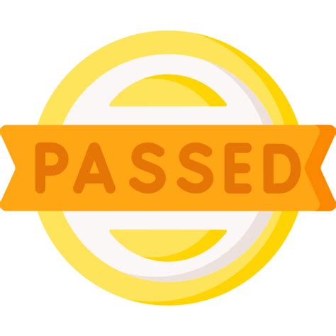 Passed Special Flat Icon