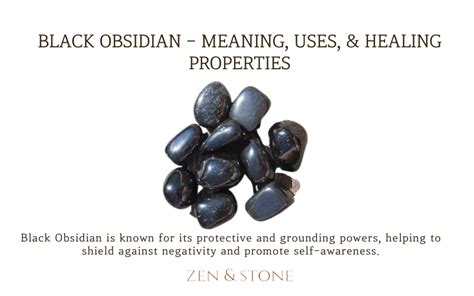 Black Obsidian Meaning Uses Healing Properties